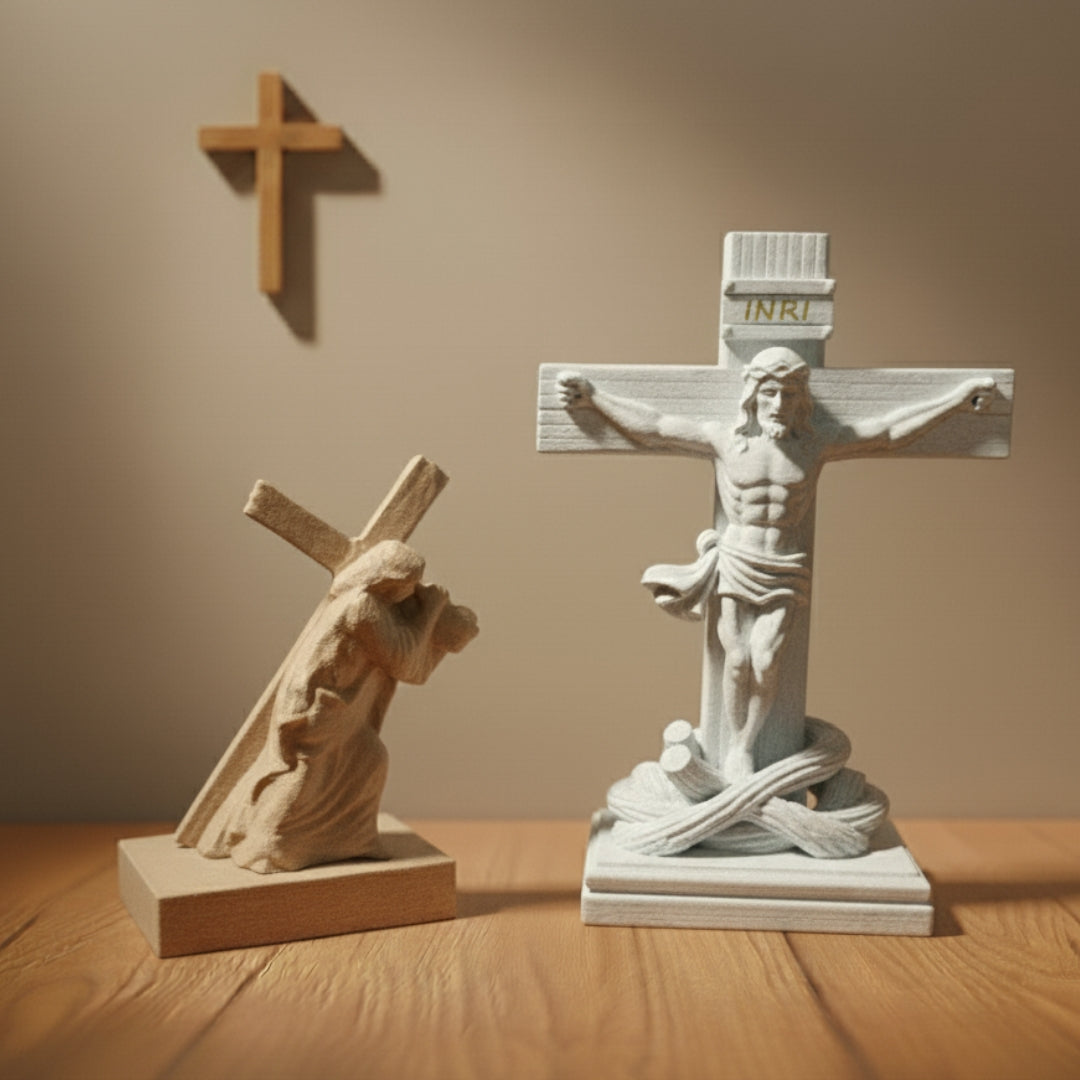 Via Sacra + Jesus Crucificado | 25cm