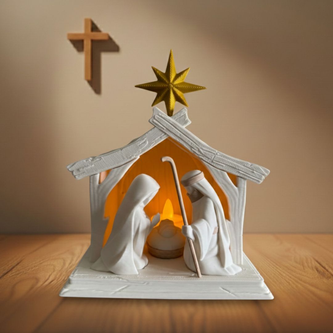 Noite de Natal - Maria e José | 18 cm