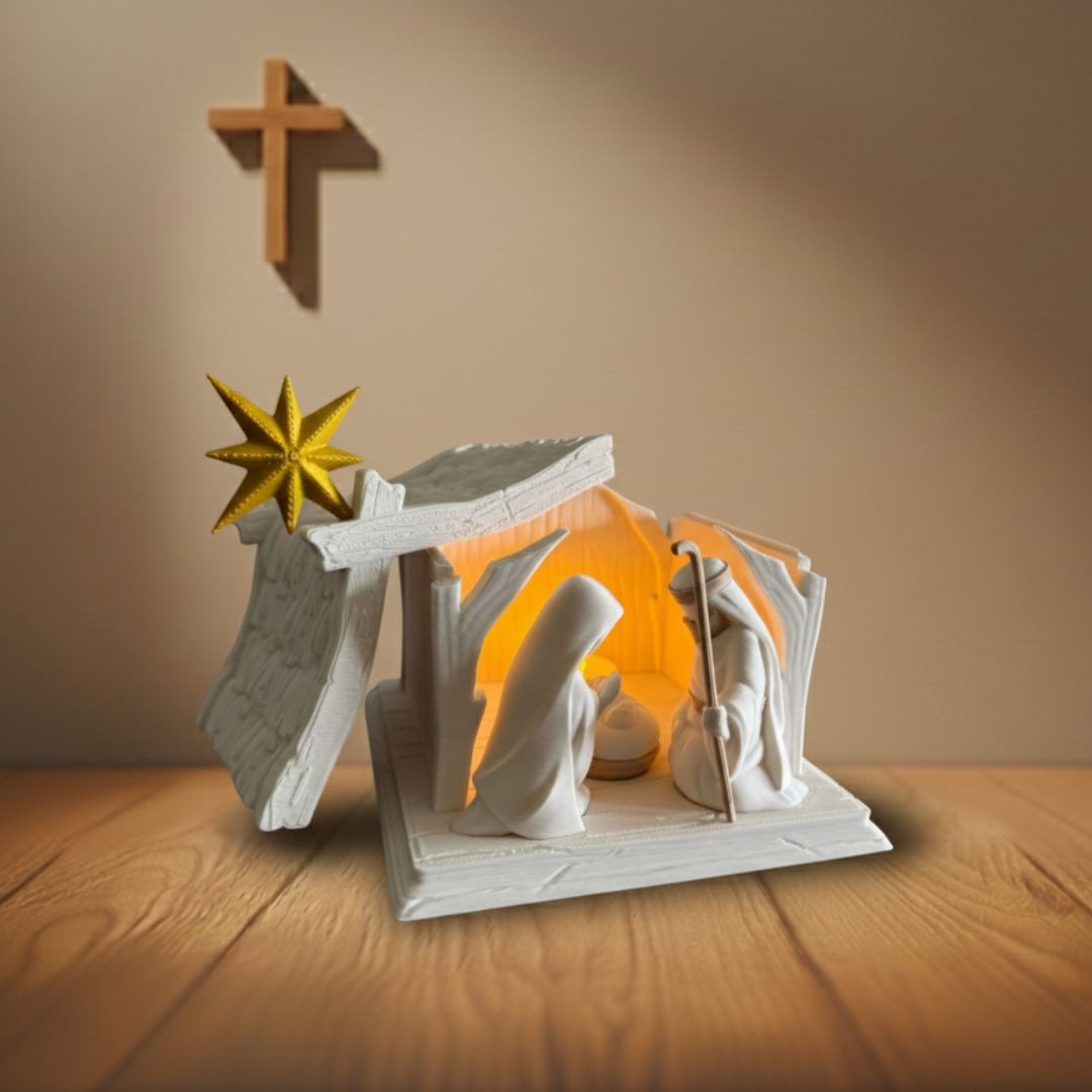 Noite de Natal - Maria e José | 18 cm