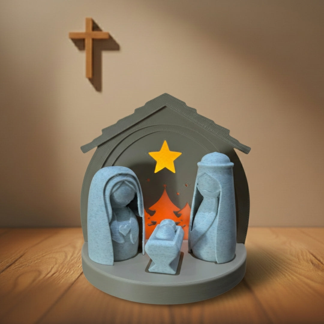 Noite de Natal - Floresta Iluminada | 13 cm